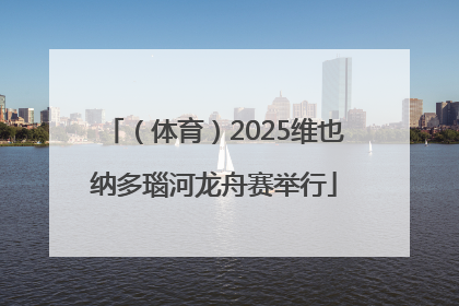 （体育）2025维也纳多瑙河龙舟赛举行