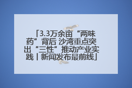 3.3万余亩“两味药”背后 沙湾重点突出“三性”推动产业实践丨新闻发布最前线