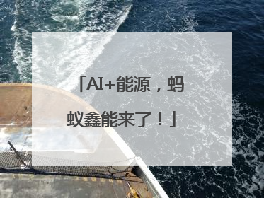 AI+能源，蚂蚁鑫能来了！