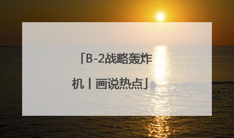 B-2战略轰炸机丨画说热点